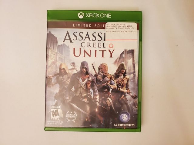 Microsoft Xbox One Assassin's Creed Unity Limited Edition video game