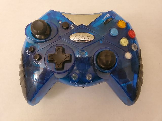 Microsoft Xbox 360 Intec Blue Wireless Controller Only video game