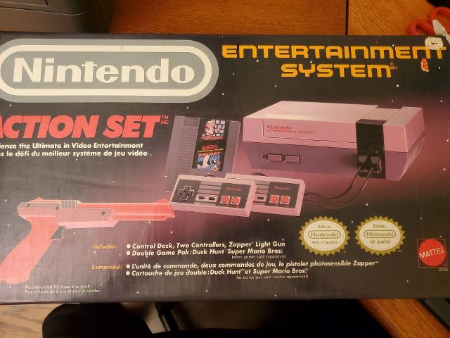 Nintendo NES Nintendo Entertainment System Action Set video game