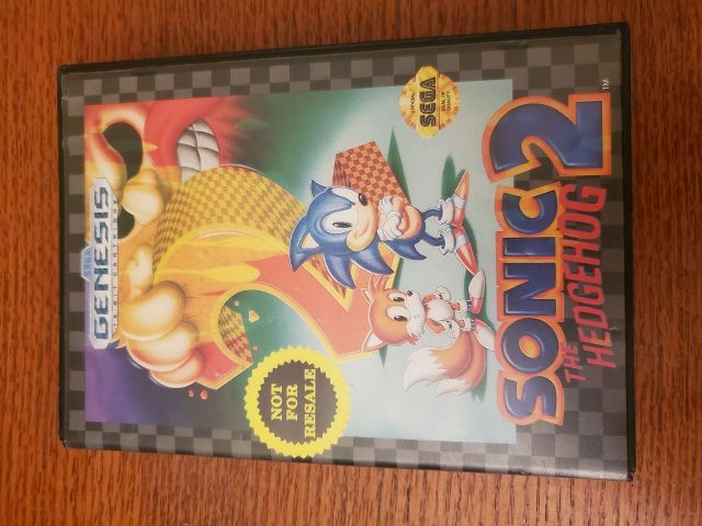 Sega Genesis Sonic The Hedgehog 2 Sonic Tales Not for resale video game