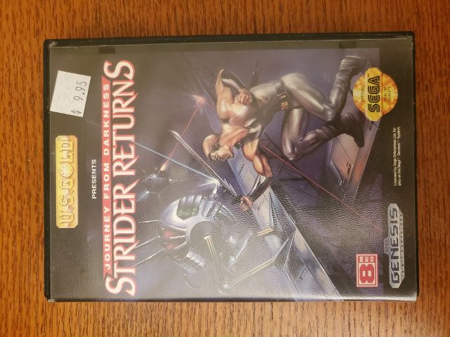 Sega Genesis Strider Returns Journey from Darkness video game
