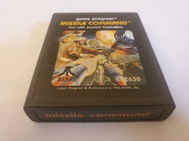 Atari 2600 Missile Command video game