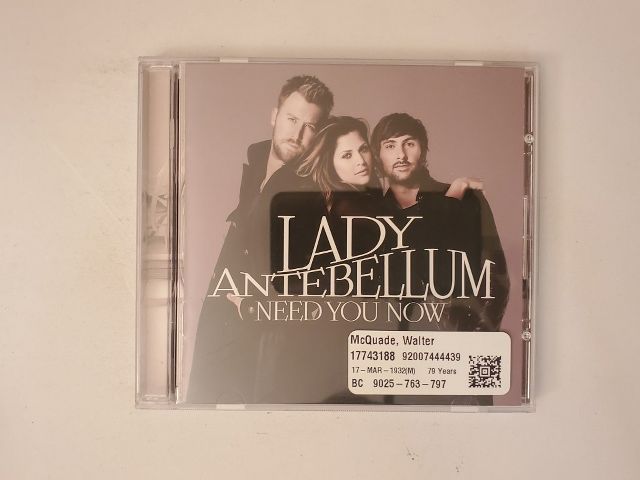 CD Lady Antebellum - Need You Now video game