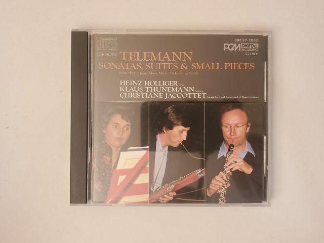 CD Heinz Holliger, Klaus Thunemann, Christiane Jaccottet - Telemann: Sonatas, Suites & Small Pieces video game