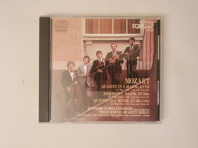 CD Hansj?rg Schellenberger, Philharmonia Quartet Berlin - Mozart: Quartet in F Major, KV 370; Adagio in C Major, KV 580a; Quintet in C Minor, KV 406 (516b) video game
