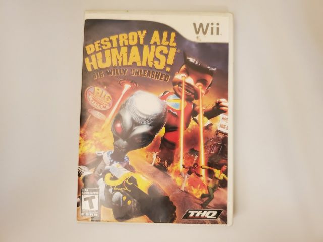 Nintendo Wii Destroy All Humans! Big Willy Unleashed video game