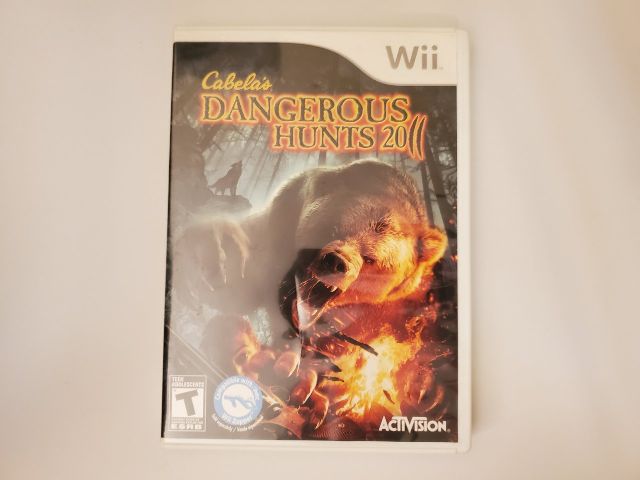 Nintendo Wii Cabela's Dangerous Hunts 2011 video game