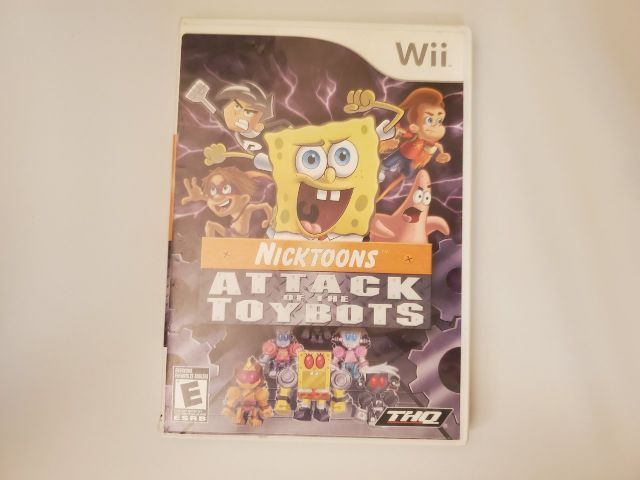 Nintendo Wii Nicktoons Attack of the Toybots video game