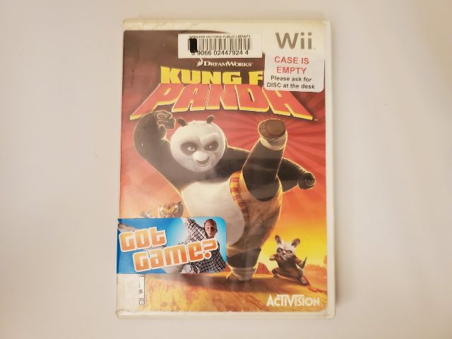 Nintendo Wii Kung Fu Panda video game