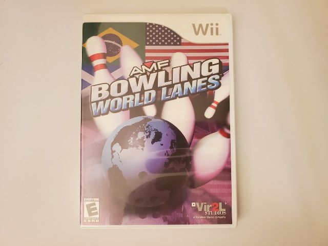 Nintendo Wii AMF Bowling World Lanes video game