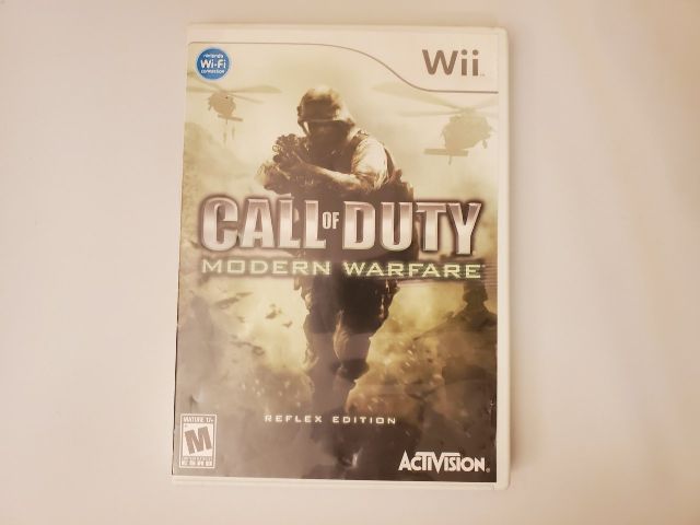 Nintendo Wii Call of Duty Modern Warfare Reflex video game