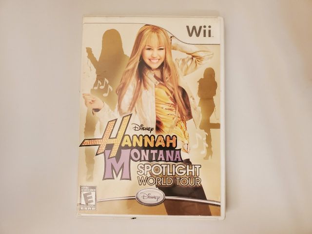 Nintendo Wii Hannah Montana Spotlight World Tour video game