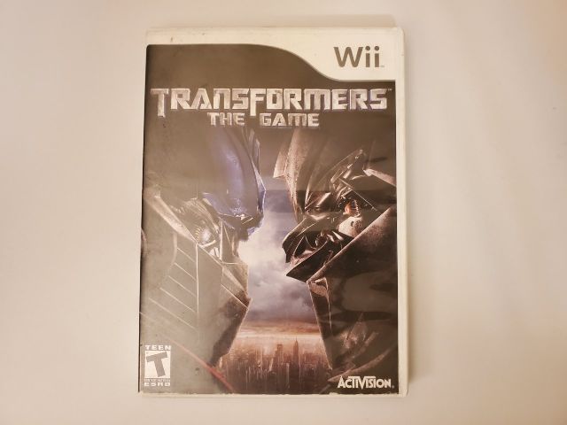 Nintendo Wii Transformers The Game video game