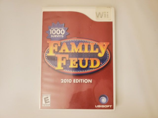 Nintendo Wii Family Feud 2010 Edition video game