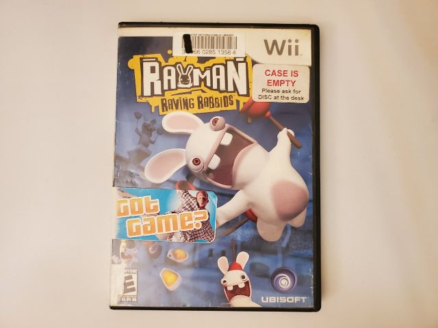 Nintendo Wii Rayman Raving Rabbids video game