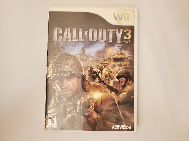 Nintendo Wii Call of Duty 3 video game