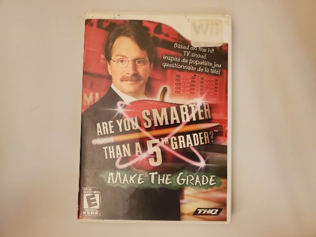Nintendo Wii Are you Smarter than a 5th Grader? video game