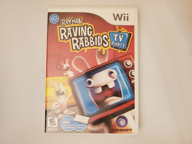 Nintendo Wii Rayman Raving Rabbids TV Party video game