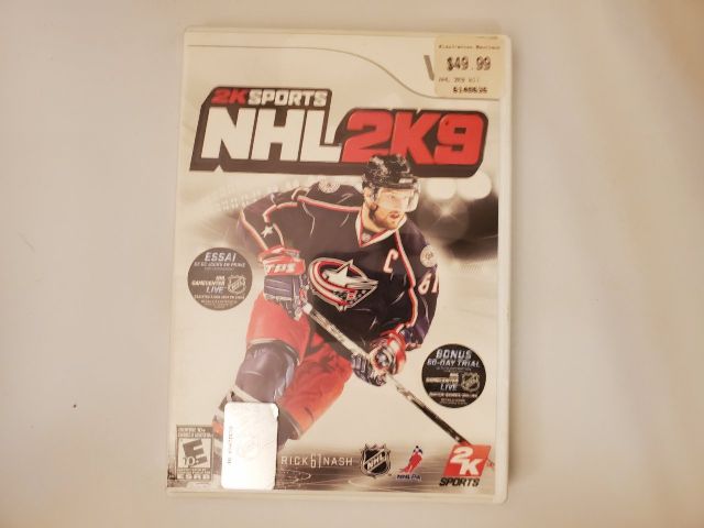 Nintendo Wii NHL 2K9 video game