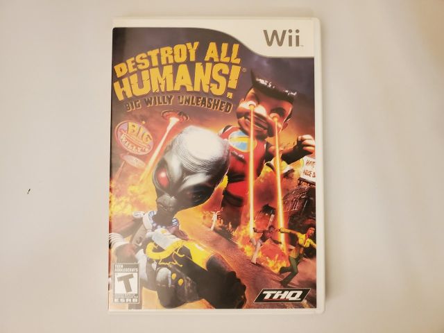 Nintendo Wii Destroy All Humans! Big Willy Unleashed video game