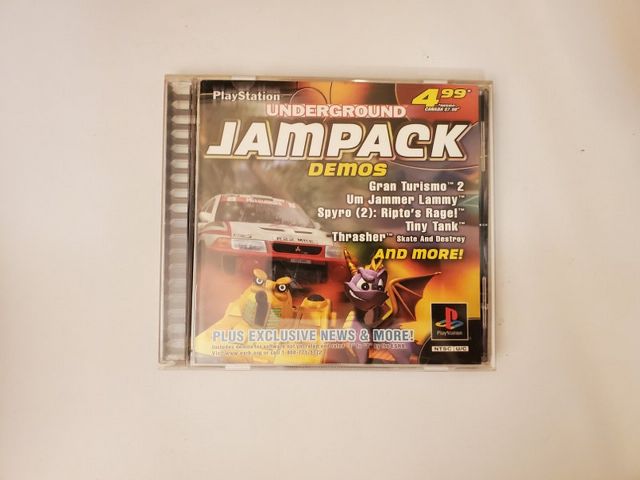 Sony PlayStation 1 Underground Jampack Demos video game