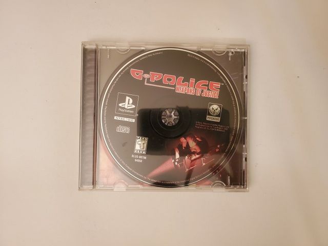 Sony PlayStation 1 G-Police: Weapons of Justice video game