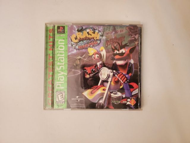 Sony PlayStation 1 Crash Bandicoot Warped Greatest Hits video game