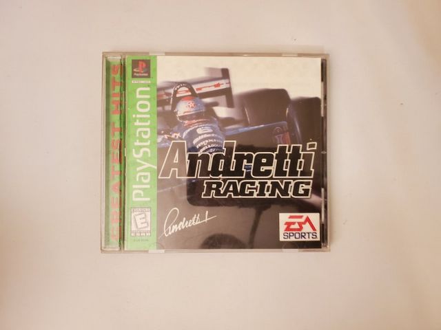 Sony PlayStation 1 Andretti Racing Greatest Hits video game