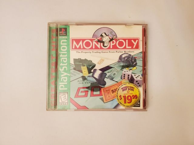 Sony PlayStation 1 Monopoly Greatest Hits video game