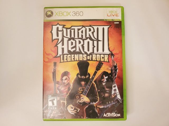Microsoft Xbox 360 Guitar Hero III Legends of Rock video game
