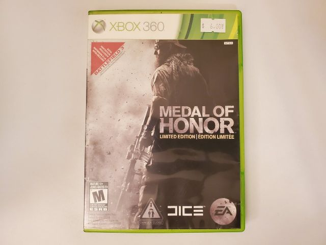 Microsoft Xbox 360 Medal of Honor Limited Edition video game