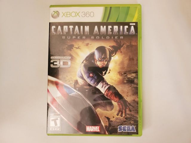 Microsoft Xbox 360 Captain America Super Soldier video game