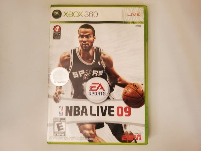 Microsoft Xbox 360 NBA Live 09 video game