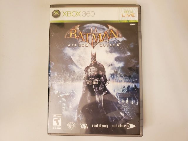 Microsoft Xbox 360 Batman Arkham Asylum video game