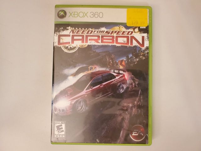 Microsoft Xbox 360 Need for Speed Carbon video game