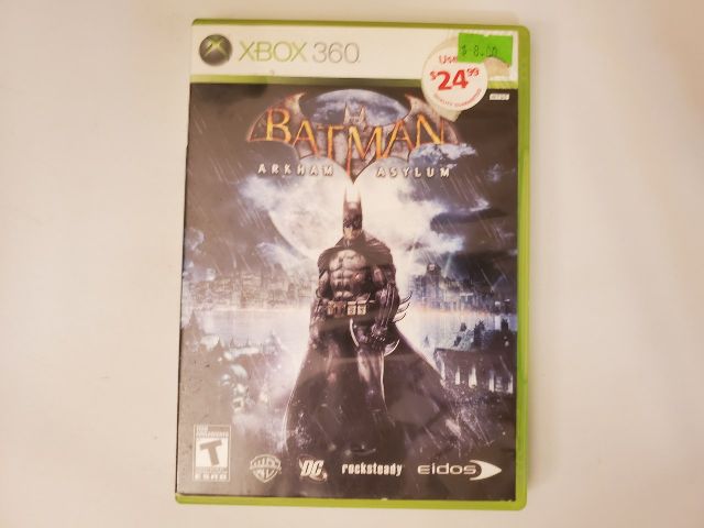 Microsoft Xbox 360 Batman Arkham Asylum video game