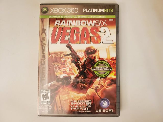Microsoft Xbox 360 Tom Clancy's Rainbow Six: Vegas 2, Platinum Hits video game