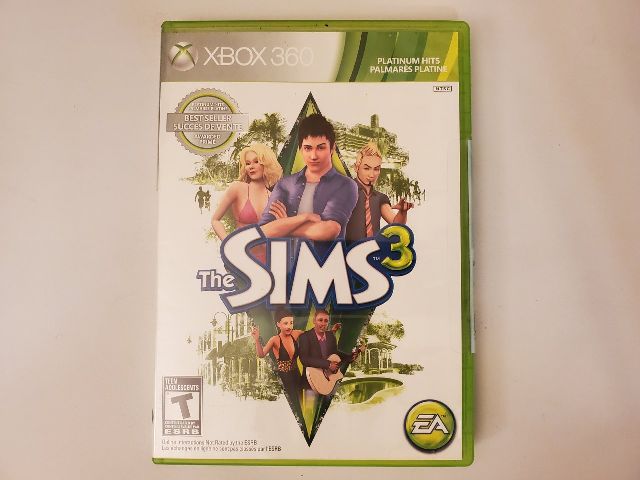 Microsoft Xbox 360 The Sims 3 Platinum Hits video game