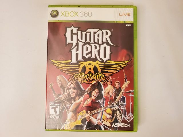 Microsoft Xbox 360 Guitar Hero Aerosmith video game