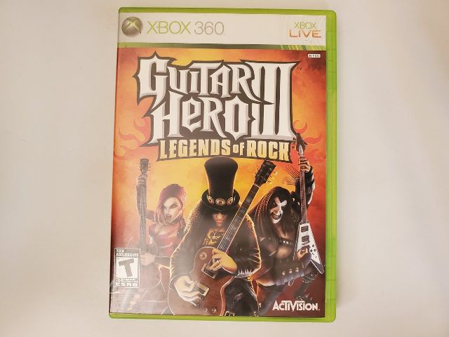 Microsoft Xbox 360 Guitar Hero III Legends of Rock video game