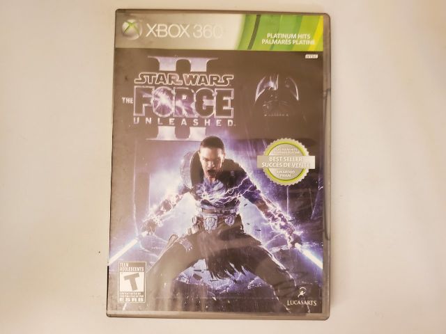 Microsoft Xbox 360 Star Wars The Force Unleashed II Platinum Hits video game