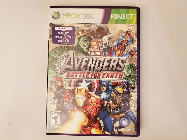 Microsoft Xbox 360 Marvel Avengers Battle For Earth video game