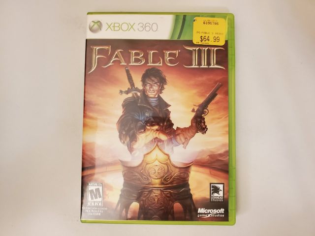 Microsoft Xbox 360 Fable III video game
