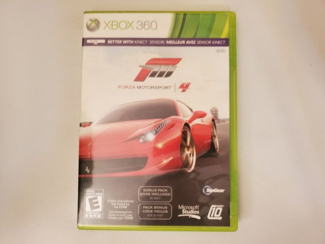 Microsoft Xbox 360 Forza Motorsport 4 video game