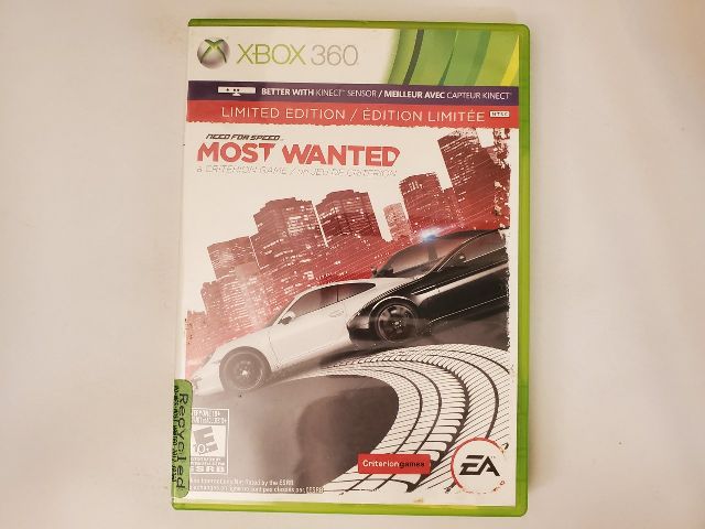 Microsoft Xbox 360 Need for Speed Most Wanted Limited Edition video game