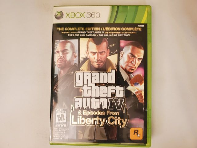 Microsoft Xbox 360 Grand Theft Auto IV The Complete Edition video game