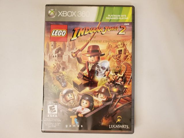 Microsoft Xbox 360 LEGO Indiana Jones 2: The Adventure Continues - Platinum Hits video game