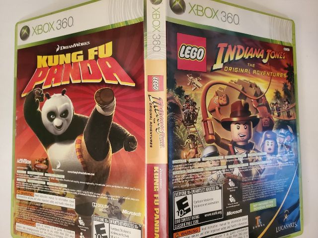 Microsoft Xbox 360 Kung Fu Panda Indiana Jones The Original Adventures video game