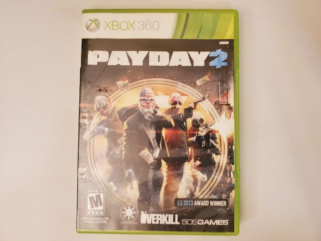 Microsoft Xbox 360 Payday 2 video game