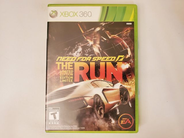 Microsoft Xbox 360 Need for Speed The Run Limited Edition video game